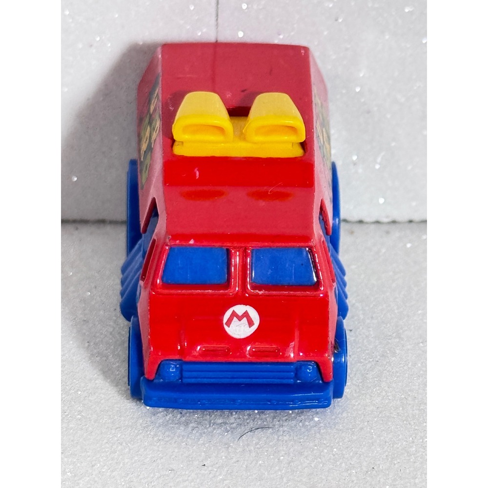 Hot Wheels Super Mario Bros Cool One Van Red Blue Diecast Car 2004 Mattel